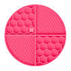 Килимок для слизування та повільного годування WAUDOG Silicone, 211х211х30 мм, рожевий, фото 3