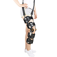 REAQER Шарнирный бандаж для коленного сустава Ортез для коленной чашечки Ортезы для колена Регулируемая опора