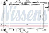 Радиатор охлаждения CITROEN BERLINGO, С4/PEUGEOT PARTNER, 206 (Nissens)