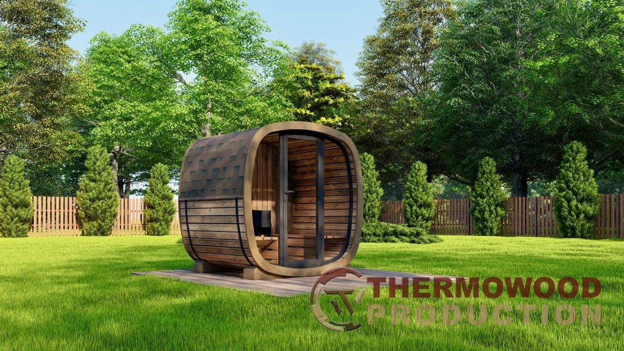 Модульная баня от производителя Thermowood Production фото