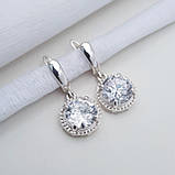 Срібні сережки Погляд Дракона, фото 2