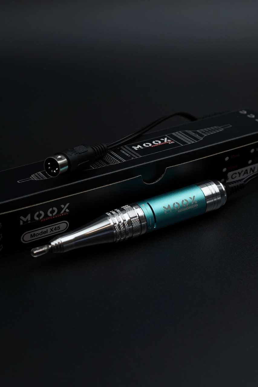 Змінна ручка для фрезера MOOX X45 35-45 тис. об/хв, Cyan, фото 1