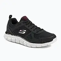 Urbanshop com ua Кросівки тренувальні чоловічі SKECHERS Track Scrolic black/red РОЗМІРИ ЗАПИТУЙТЕ