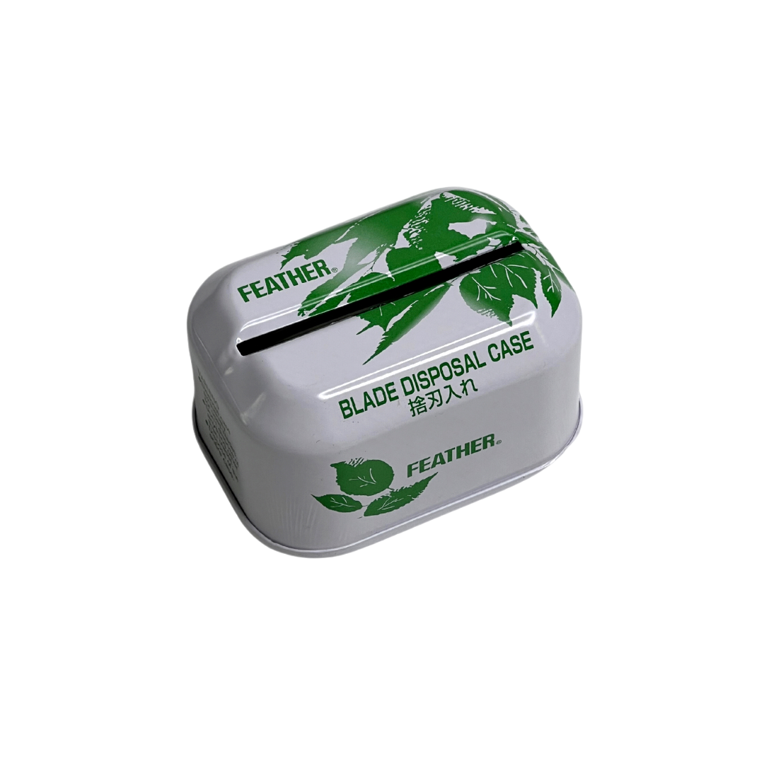 Одноразовий металевий контейнер для використаних лез Feather Blade Metal Case (Feather-001), фото 1