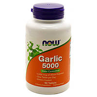 Чеснок 5000 экстракт Garlic Now Foods 90 таблеток GR, код: 7701431