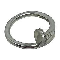 Кольцо  серебро 925 в стиле Картье-Гвоздик