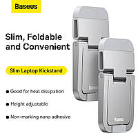 Baseus Slim Laptop Kickstand Silver металлические складные регулируемые ножки, подставка для ноутбука