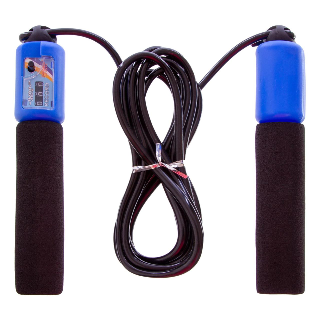 Скакалка з лічильником стрибків SP-Sport FI-2512 2.8 м, фото 1