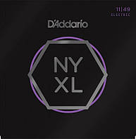 Струны для электрогитары D'Addario NYXL1149 Nickel Wound Medium Electric Guitar Strings 11 49 GR, код: 6556179