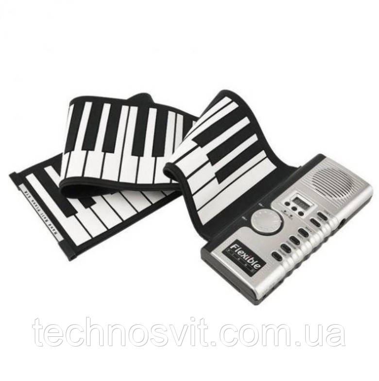 Электронное пианино гибкое пианино синтезатор Midi клавиатур гибкая Midi keyboard - фото 3 - id-p2167128248