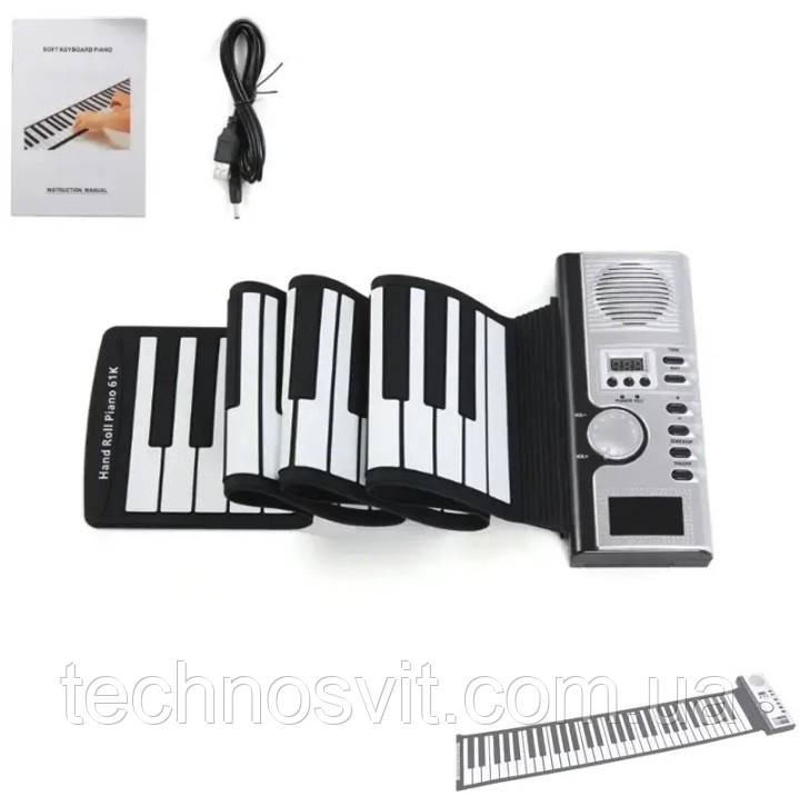 Электронное пианино гибкое пианино синтезатор Midi клавиатур гибкая Midi keyboard - фото 6 - id-p2167128248