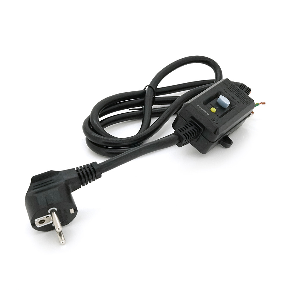 TU TU УЗО в розетку NB-KL3O-10, 220V/10A, ( 2200 Вт ), длина кабеля 1,5м