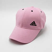 Кепка Адидас розовая, бейсболка с логотипом летняя, мужской/женский бейс