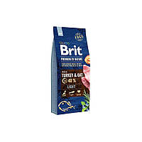 Сухой корм для собак Brit Premium Dog Light 15 кг (8595602526604)