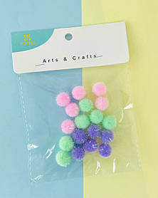 Декоративні помпони Пастель У пакеті 136102