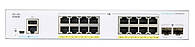 Комутатор Cisco CBS250 16xGE, PoE, 2x1G SFP, Smart (CBS250-16P-2G-EU)
