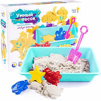 Набор для детского творчества Genio Kids Умный песок с песочницей 1 кг (SSN10)