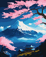Картина за номерами Artissimo Фудзіяма навесні (PN3506) 40 х 50 см