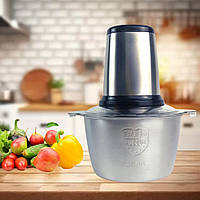 Универсальный кухонный измельчитель 250Вт с металлической чашей на 1.7 л пищевой блендер SL-001
