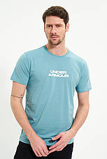 Чоловіча футболка Under Armour спортивна темно-синя Андер Армор, фото 4