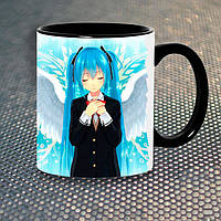 Чашка Fan Girl Вокалоиды Vocaloid (5642) 330 мл Черный NL, код: 7599537