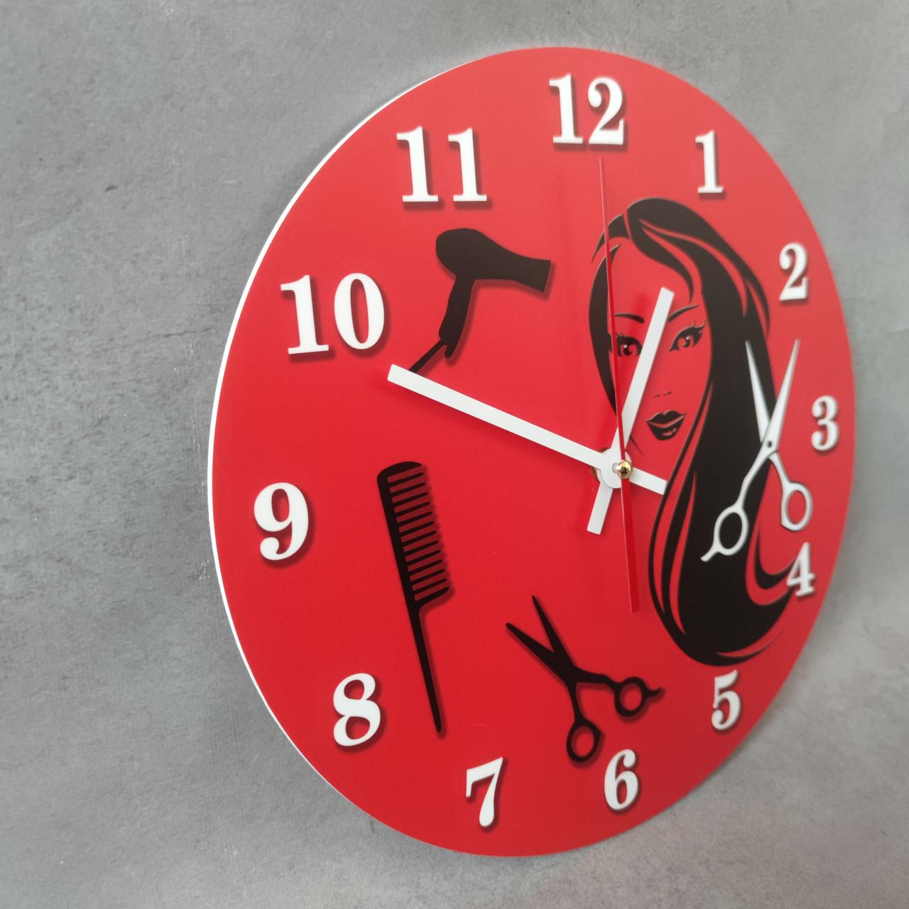Оригинальные настенные часы для салона красоты - фото 3 - id-p543374926