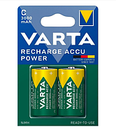 Акумулятори АКБ "Varta" C/HR14 (1.2V, Ni-Mh, 3000mAh, блістер, 2шт)