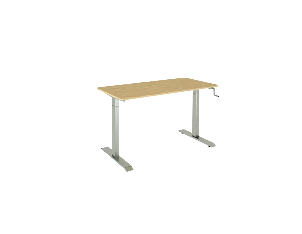Monotable Manual Basic стіл із механічним регулюванням висоти Сірий