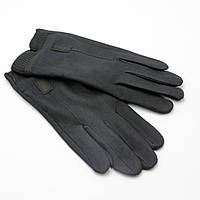 Мужские теплые перчатки на заклепках, Сенсорные черные перчатки, Мужские перчатки кешемир