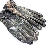 Рукавички зимові камуфляж трикотаж еластик, Теплі тактичні рукавички армійські