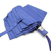 Зонтик синий Frei Regen автоматический однотонный 9 спиц компактный
