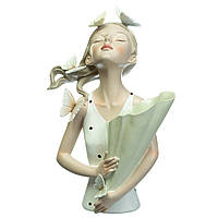 Фигурка Girl in white 32х20х13 см Lefard AL97903 Белый TV, код: 6869953