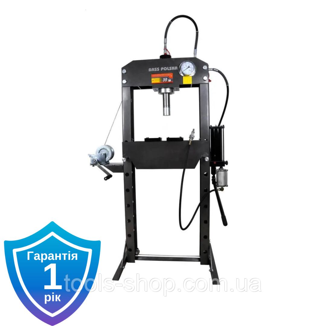 Прес гідравлічний 35т Bass Polska 3237, фото 1