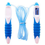 Скакалка з електронним лічильником стрибків SP-Sport JPL-1233 2.8 м, фото 4