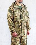 Куртка Горка на центральній блискавці бавовна 100% камуфляж мультикам multicam MTP, фото 5