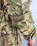 Куртка Горка на центральній блискавці бавовна 100% камуфляж мультикам multicam MTP, фото 9
