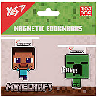 Закладки магнитные Yes Minecraft Creeper, 2шт