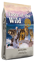 Сухой корм для взрослых собак Taste of the Wild Wetlands Canine с уткой/перепелами 12,2 кг (9747-HT60)