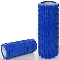 Массажер MS 0857-BL рулон для йоги, ЕVA, размер 33-14см, синийке