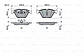 Колодка гальм. диск. BMW 5(F10) 523I,528I,520D,525D,530D 2010- передн. , BOSCH (0986494354), фото 8