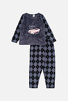 Пижама для мальчика 128 темно-серый MINI NIGHT ЦБ-00239436 IN, код: 8430925