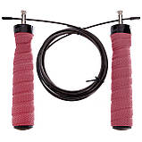 Скакалка для кросфіту з підшипником та сталевим тросом CIMA CM-J603 3 м, фото 2