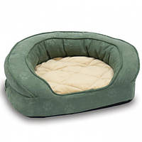 Лежак для собак K&H Ortho Bolster Sleeper Deluxe 76 см х 63.5 см х 23 см, зеленый