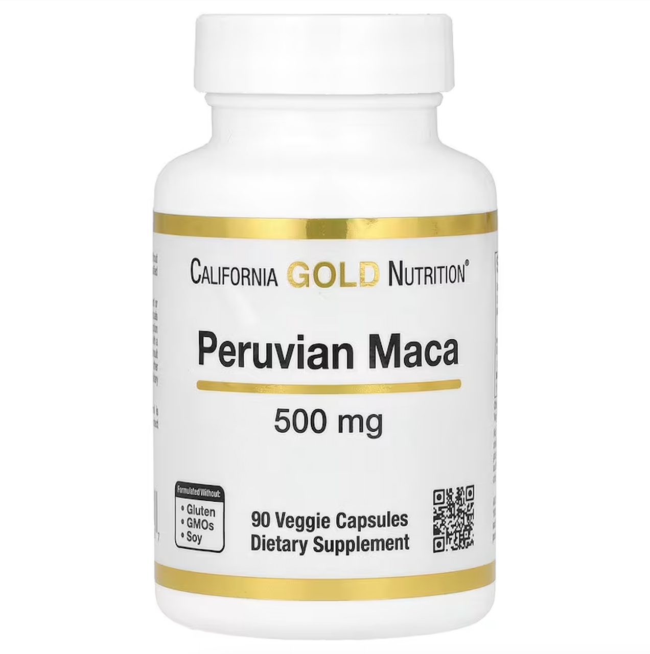 California Gold Nutrition, мака перуанська, 500 мг, 90 рослинних капсул, фото 1