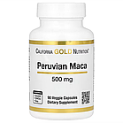 California Gold Nutrition, мака перуанська, 500 мг, 90 рослинних капсул