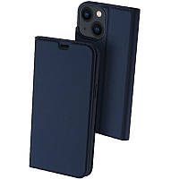 Чохол-книжка Dux Ducis з кишенею для візиток для Apple iPhone 15 (6.1") Синій