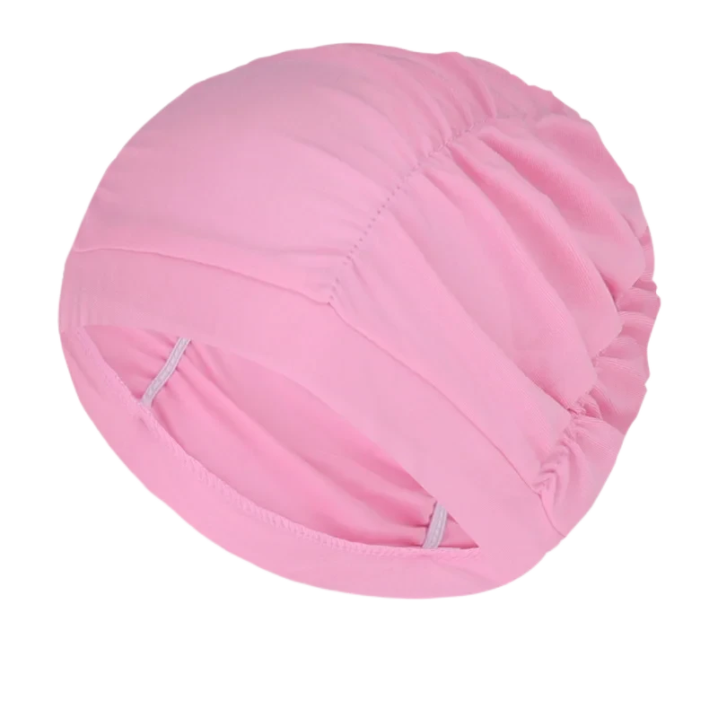 Шапочка для довгого волосся Lycra (рожевий)