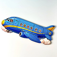 Деревянная рамка-вкладка "Самолет" Развивающая игра для ребенка