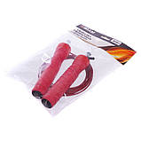 Скакалка для кросфіту з підшипником та сталевим тросом Zelart FI-5347 3 м, фото 5