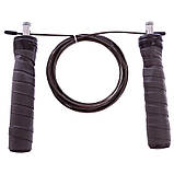 Скакалка для кросфіту з підшипником та сталевим тросом Zelart FI-5347 3 м, фото 2